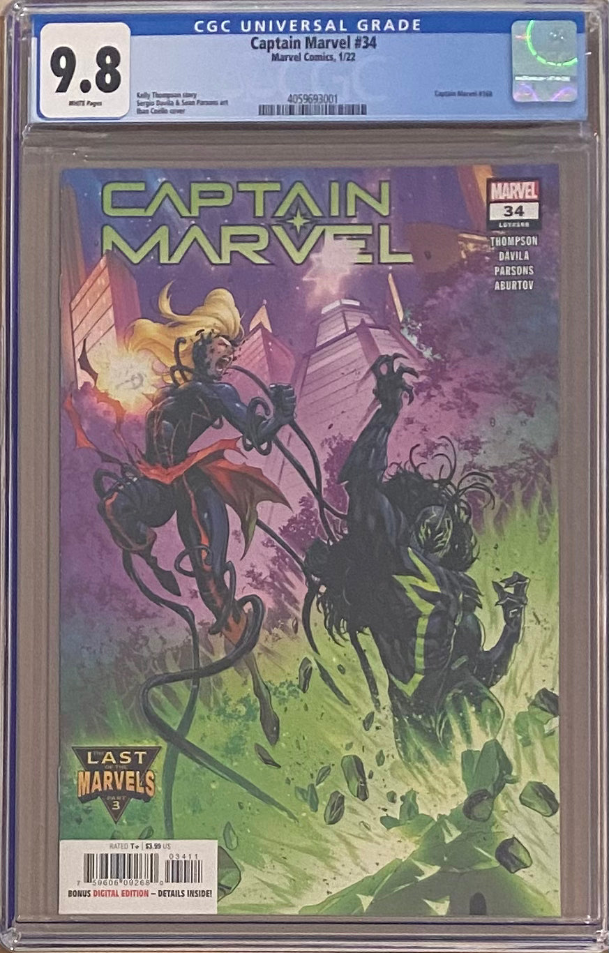 Captain Marvel #34 CGC 9.8