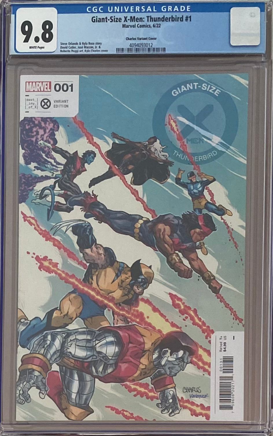 Giant-Size X-Men: Thunderbird #1 Variant CGC 9.8