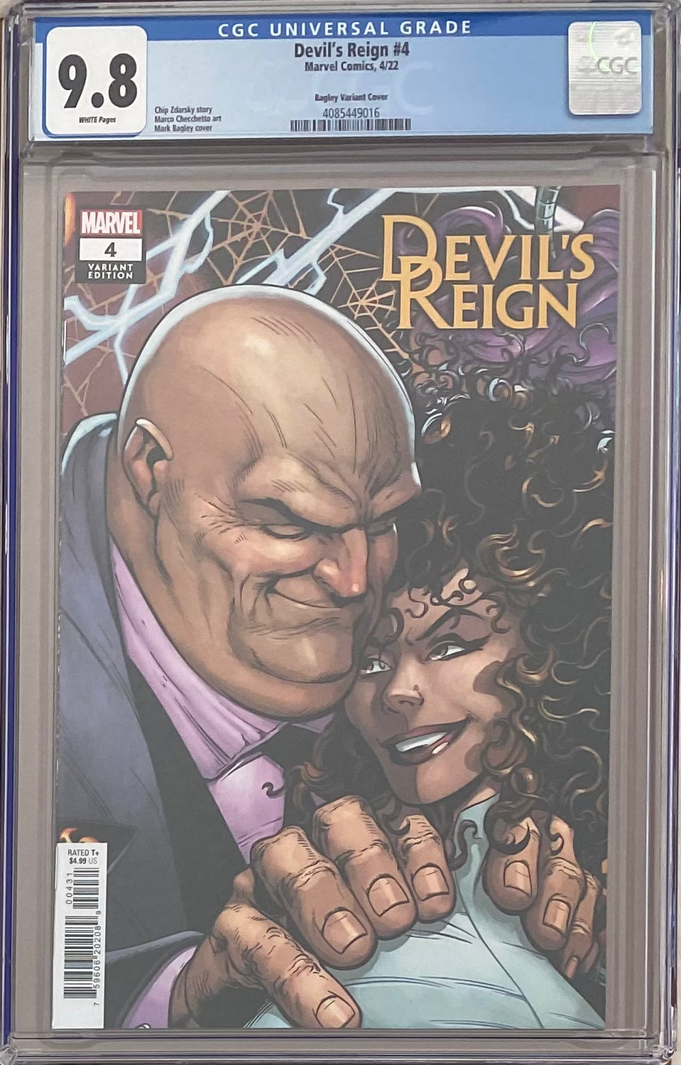 Devil's Reign #4 Bagley Variant CGC 9.8