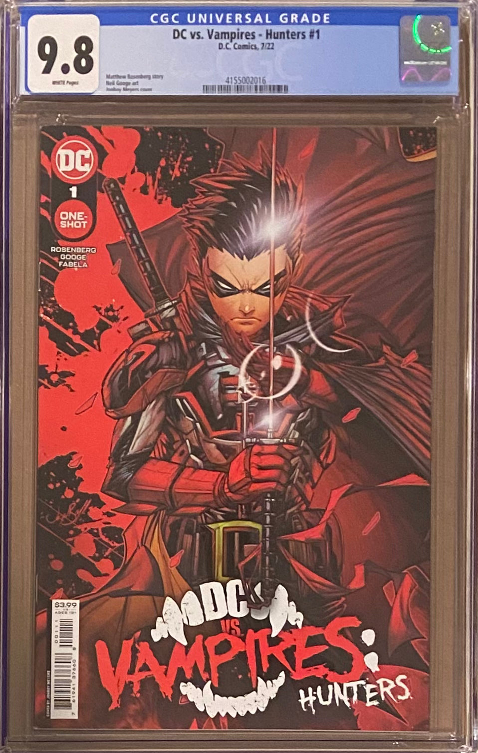 DC vs. Vampires: Hunters #1 CGC 9.8