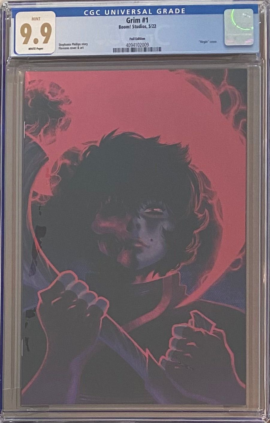 Grim #1 Foil Variant CGC 9.9 MINT