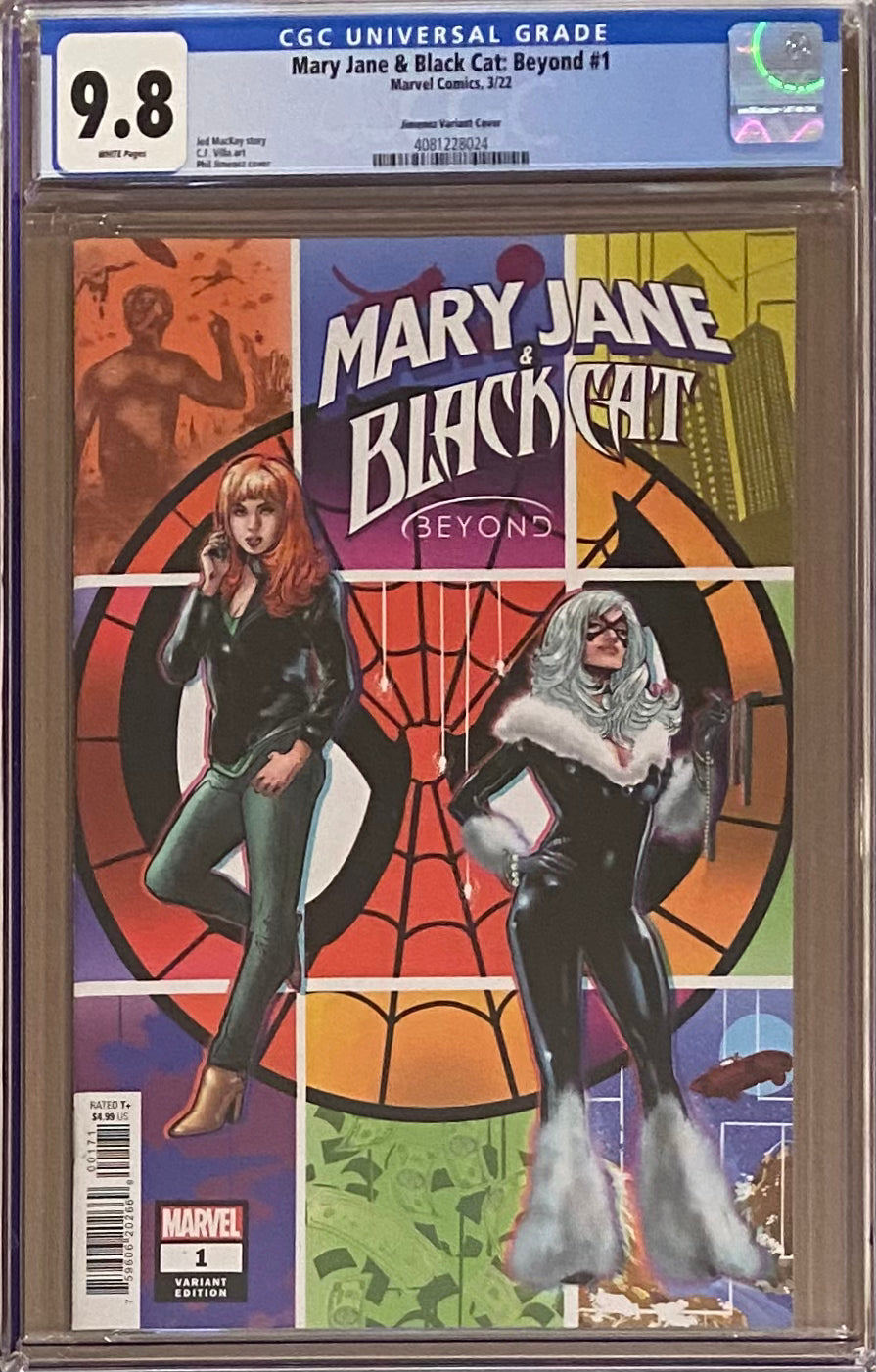 Mary Jane & Black Cat: Beyond #1 Jimenez Variant CGC 9.8