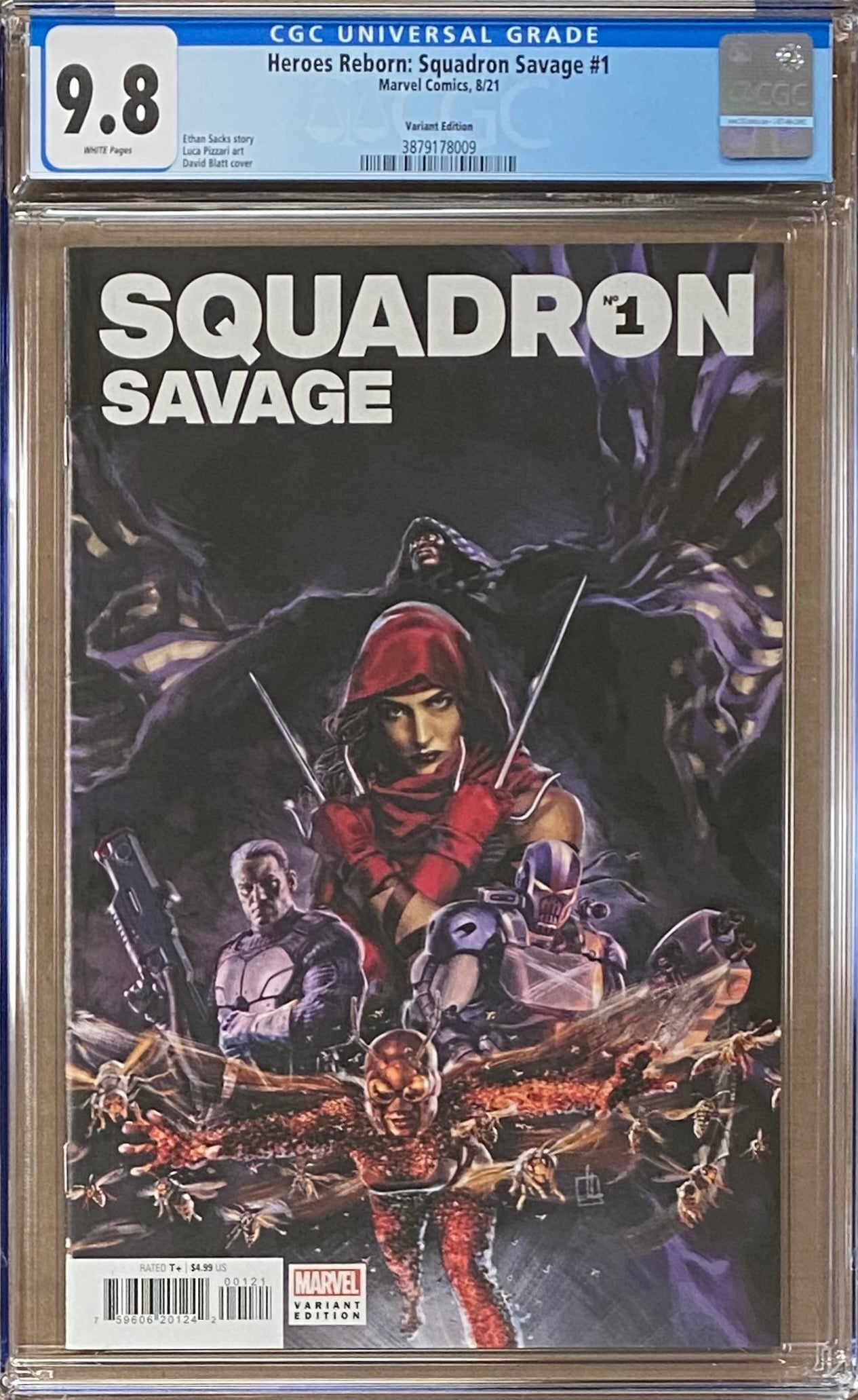 Heroes Reborn: Squadron Savage #1 Variant CGC 9.8