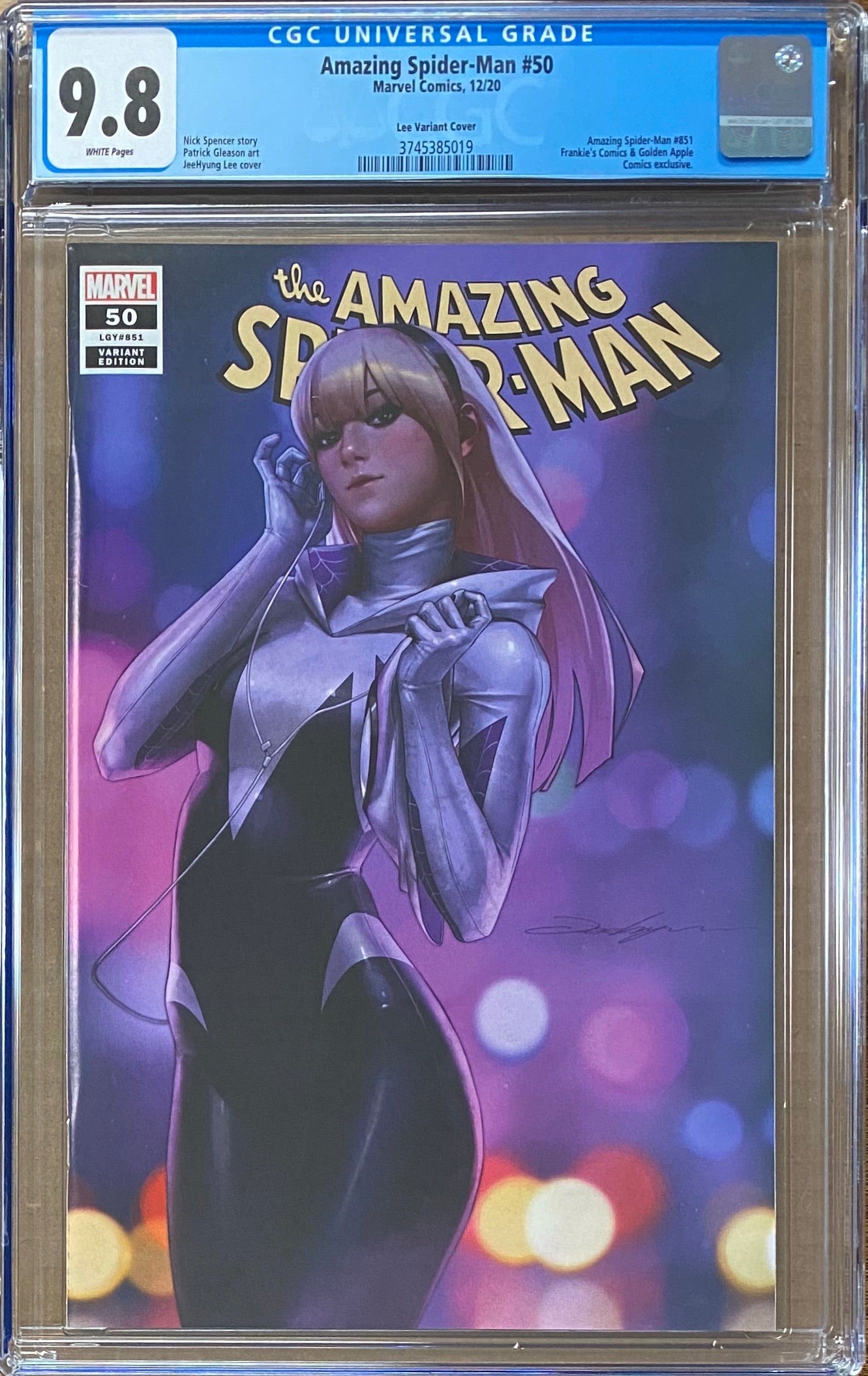 Amazing Spider-Man #50 Jeehyung Lee Variant CGC 9.8