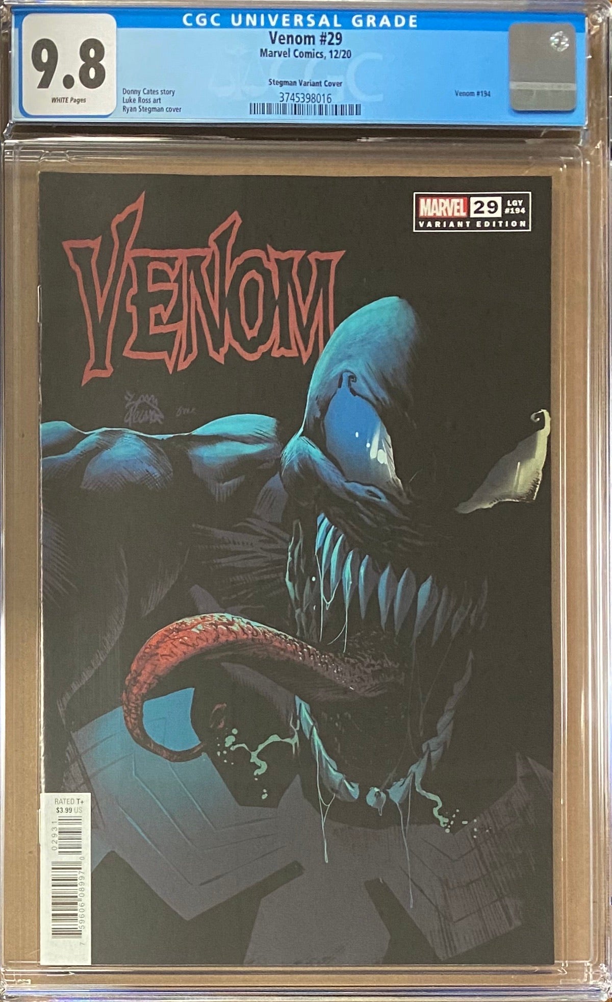 Venom #29 Stegman Variant CGC 9.8