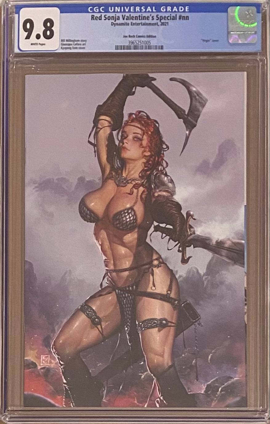 Red Sonja Valentine's Special #nn Joe Rock Comics Edition CGC 9.8