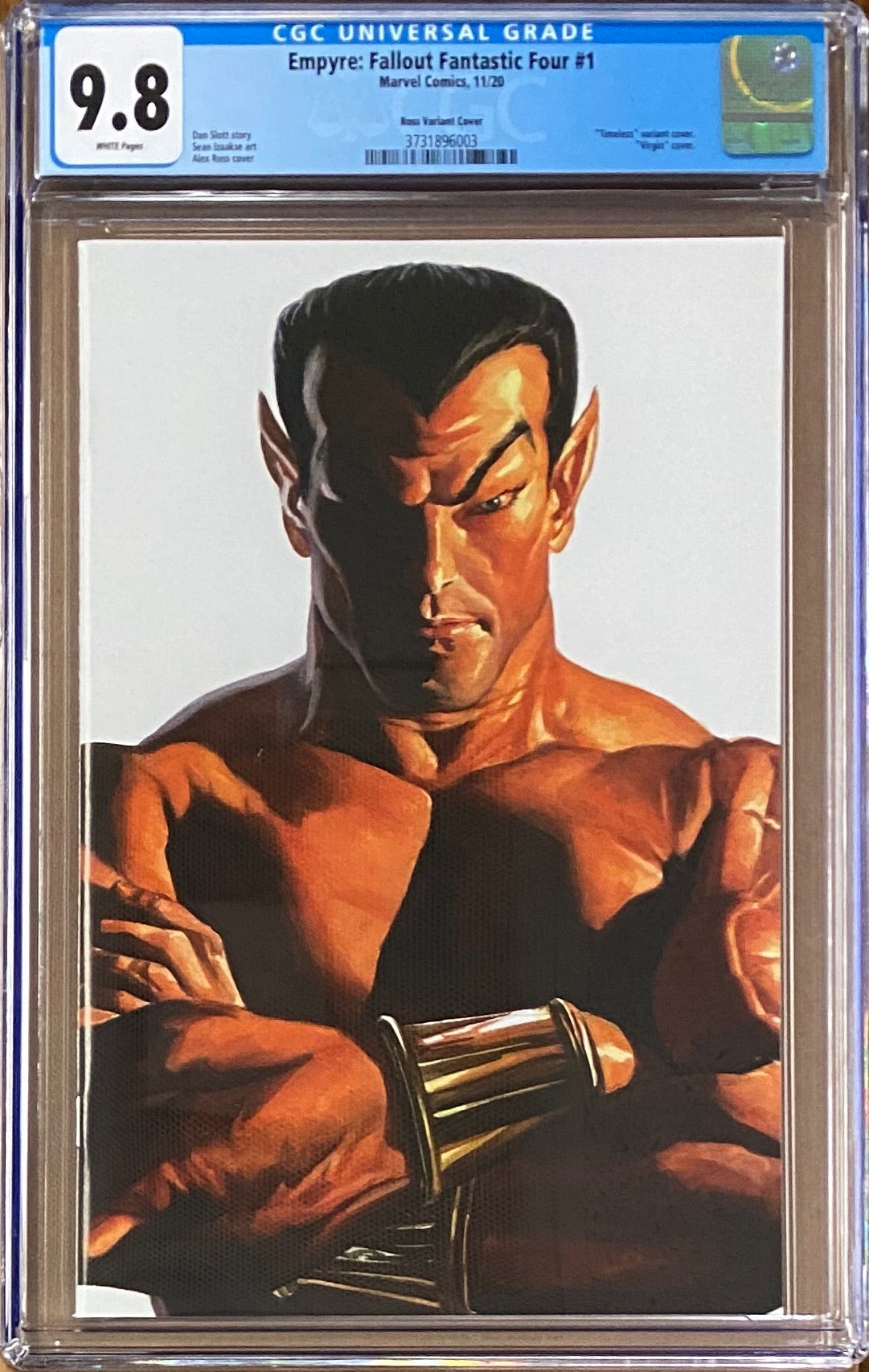 Empyre Fallout: Fantastic Four #1 Alex Ross Sub-Mariner "Timeless" Variant CGC 9.8