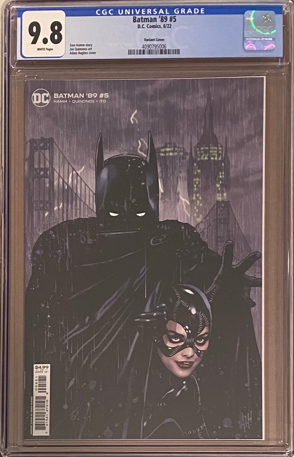 Batman '89 #5 Hughes Variant CGC 9.8