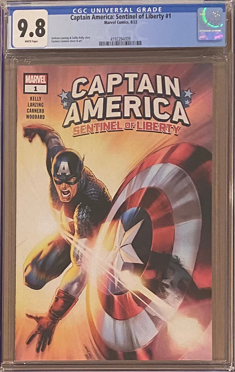 Captain America: Sentinel of Liberty #1 CGC 9.8