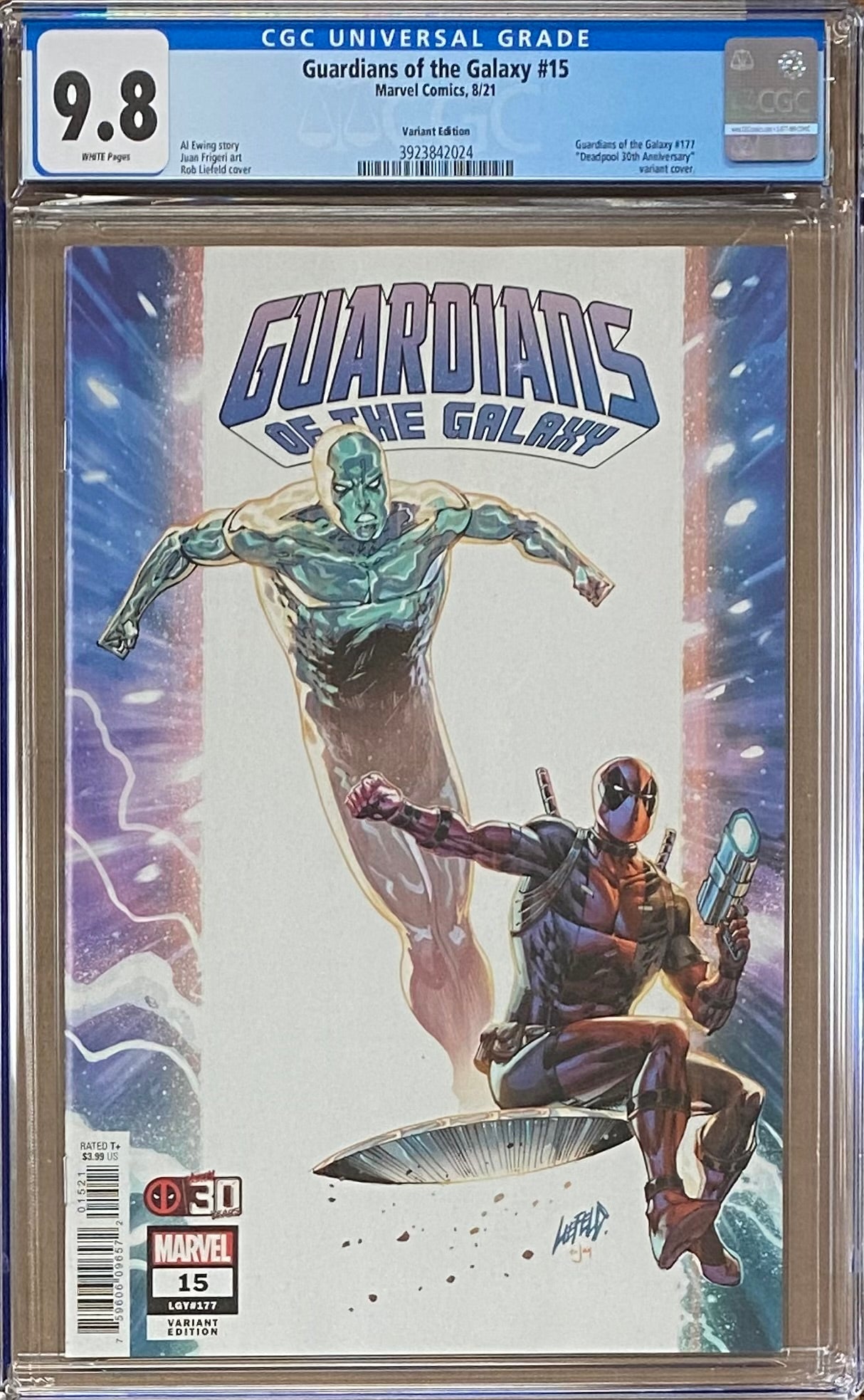 Guardians of the Galaxy #15 Liefeld Deadpool 30th Anniversary Variant CGC 9.8
