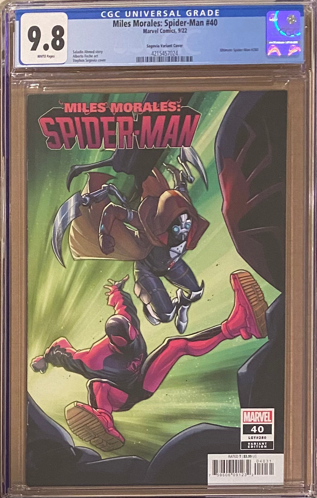 Miles Morales: Spider-Man #40 Segovia Variant CGC 9.8