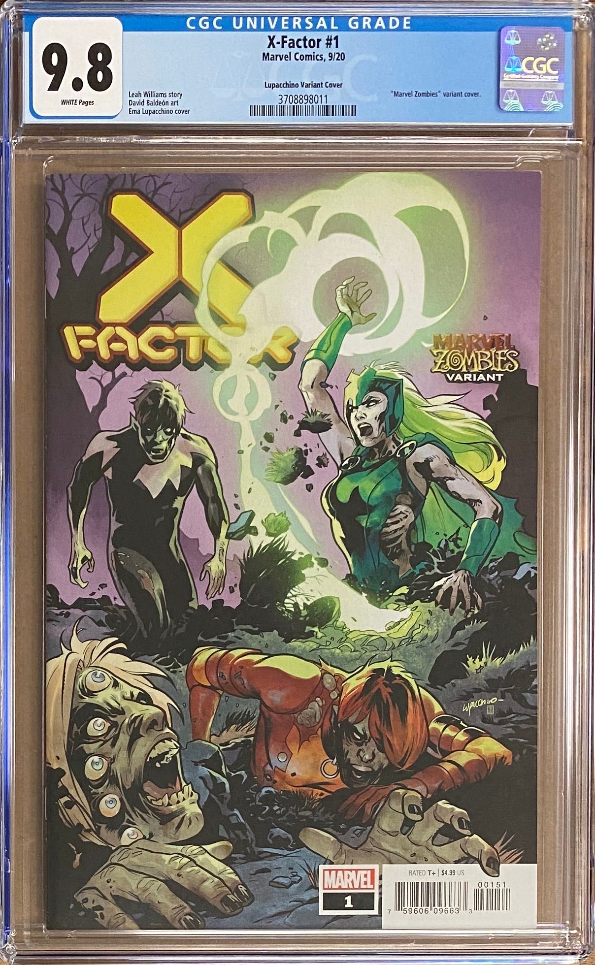 X-Factor #1 "Zombies" Variant CGC 9.8