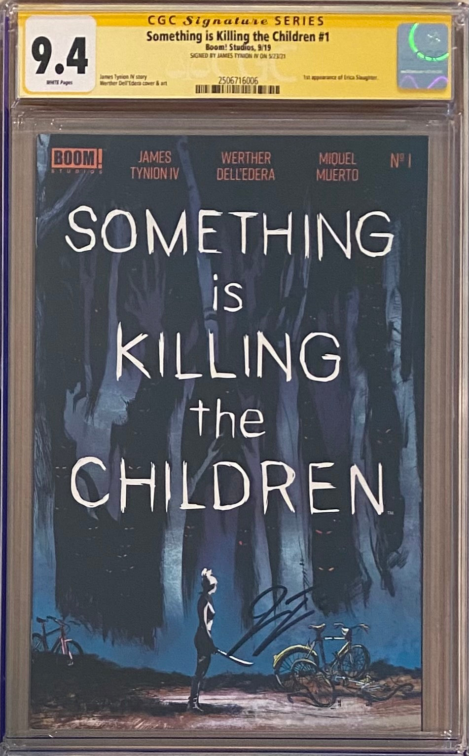 Something is Killing the Children #1 CGC 9.4 SS - First Printing