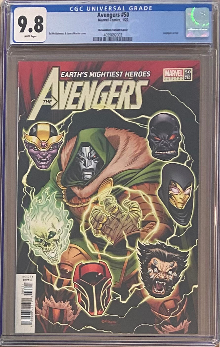 Avengers #50 (#750) McGuinness Variant CGC 9.8