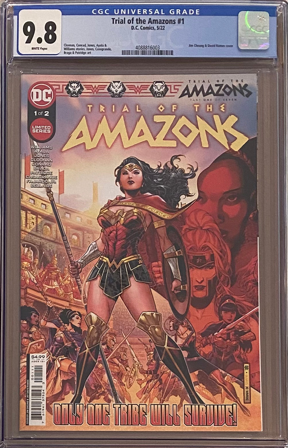 Trial of the Amazons #1 CGC 9.8