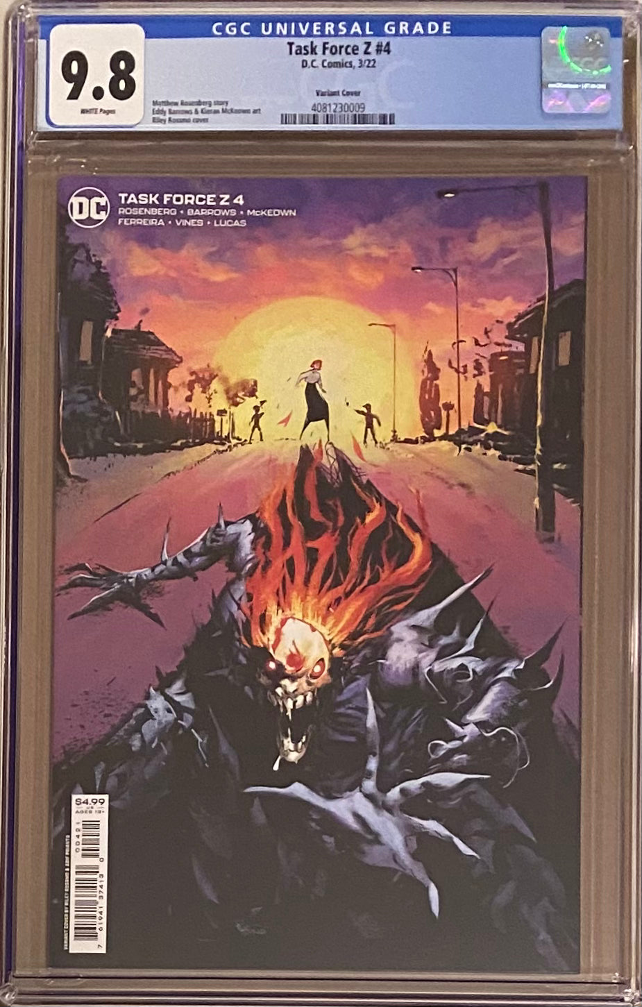 Task Force Z #4 Variant CGC 9.8