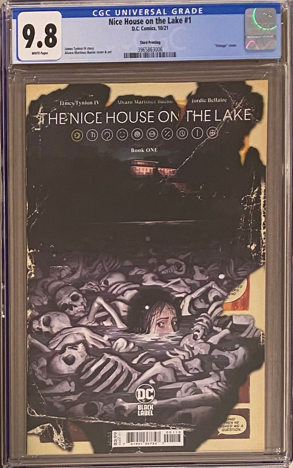 Nice House on the Lake #1 Third Printing CGC 9.8 - DC Black Label