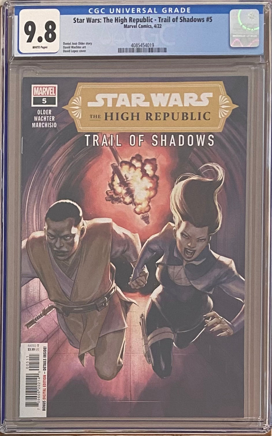 Star Wars: The High Republic - Trail of Shadows #5 CGC 9.8