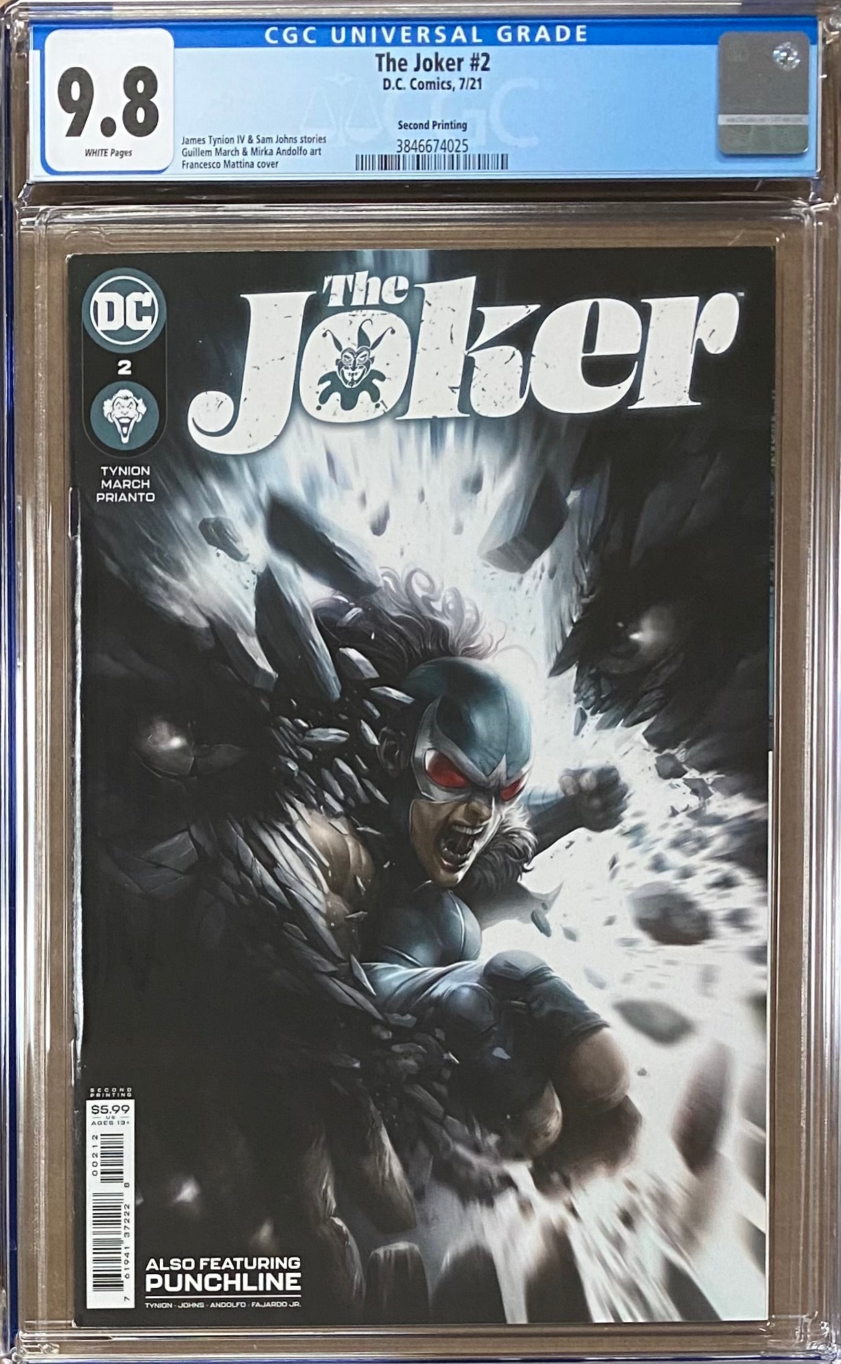 The Joker #2 Second Printing CGC 9.8