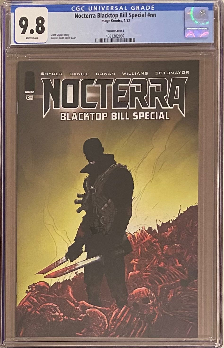 Nocterra: Blacktop Bill Special #1 Cowan Variant CGC 9.8