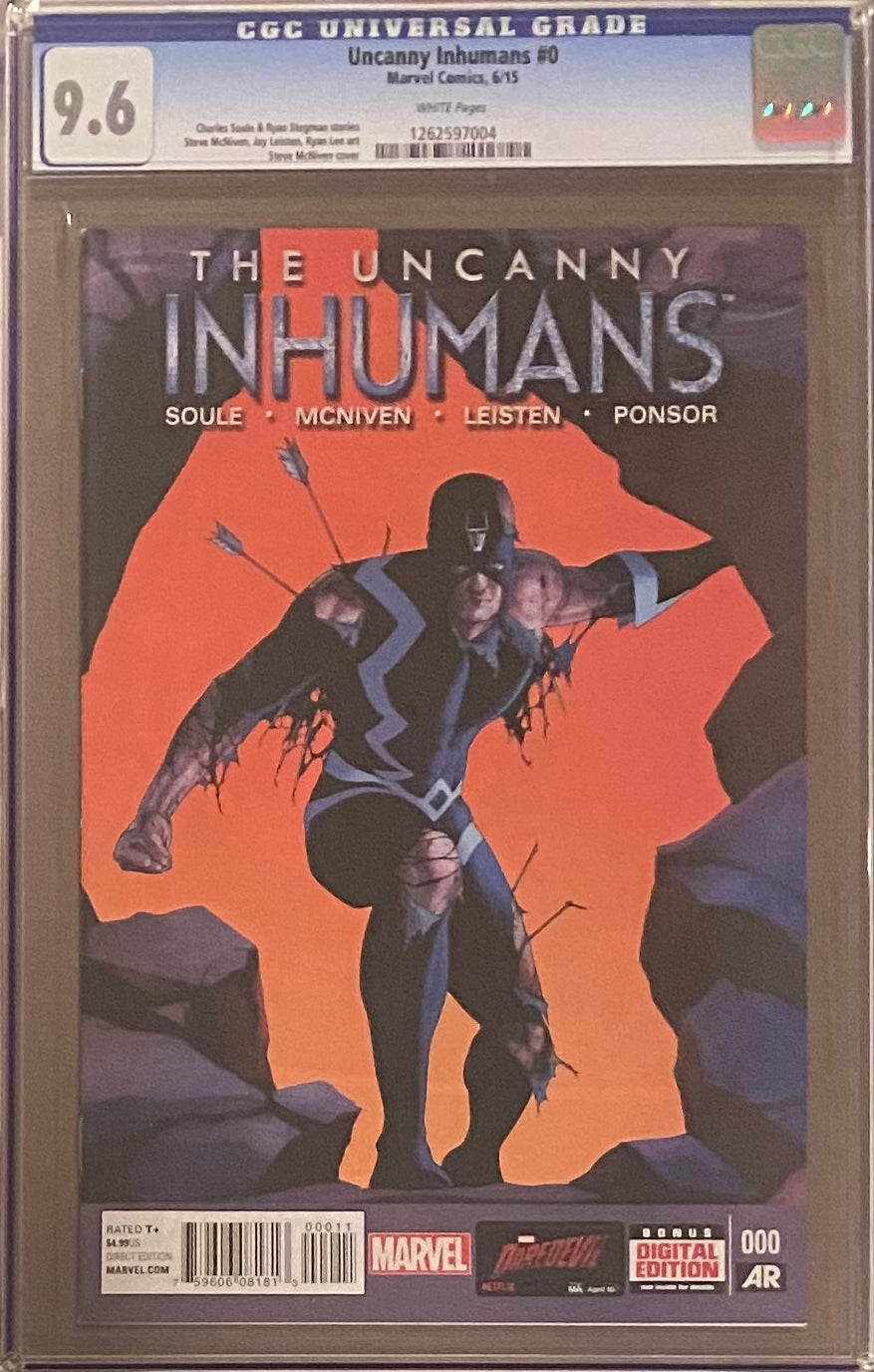 Uncanny Inhumans #0 CGC 9.6
