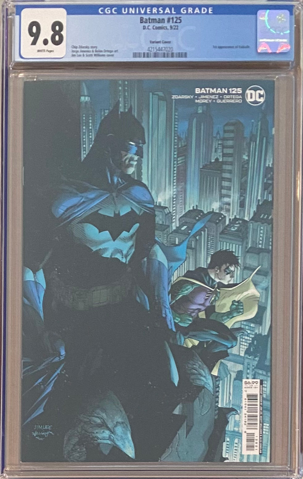 Batman #125 Jim Lee Variant CGC 9.8 - First Appearance Failsafe