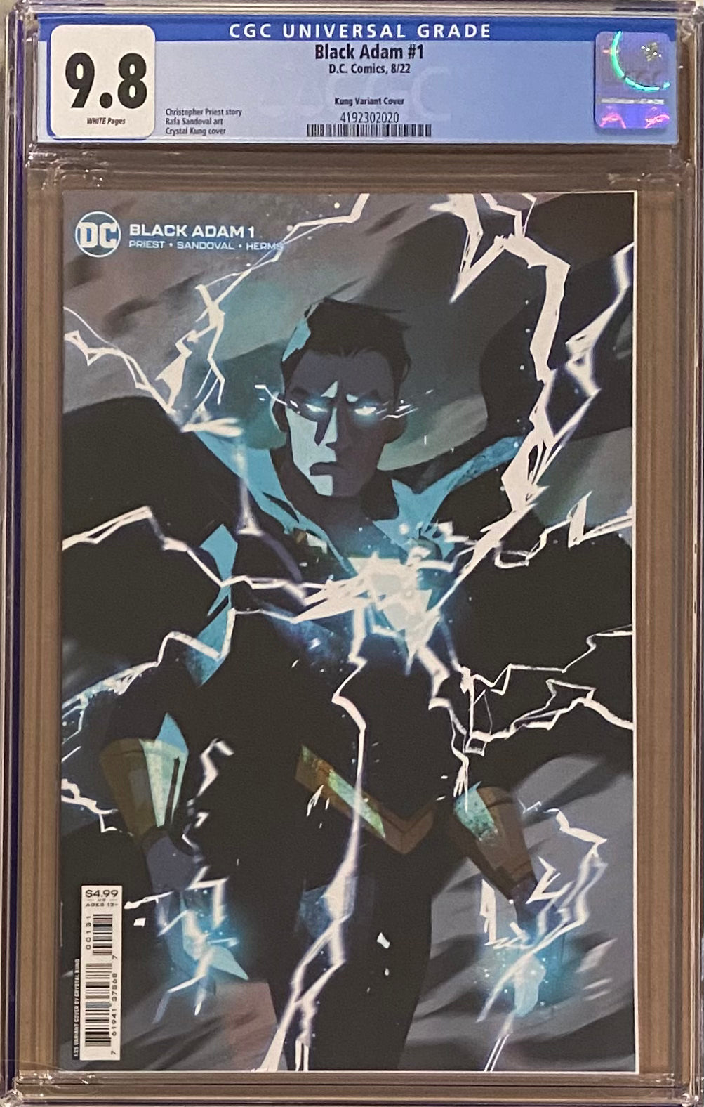 Black Adam #1 Kung 1:25 Retailer Incentive Variant CGC 9.8