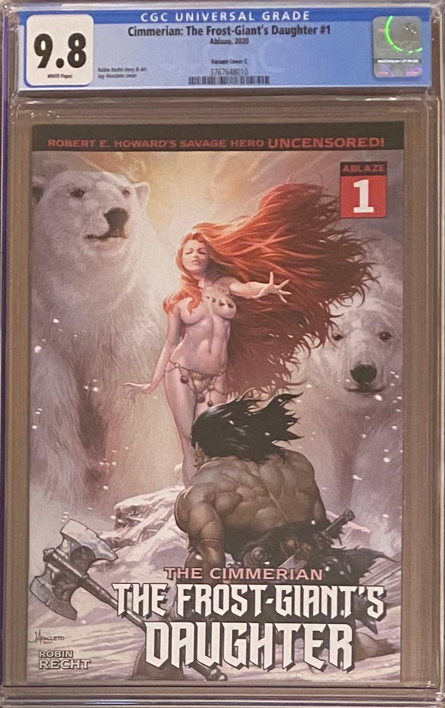 Cimmerian: The Frost Giant's Daughter #1 Variant C CGC 9.8