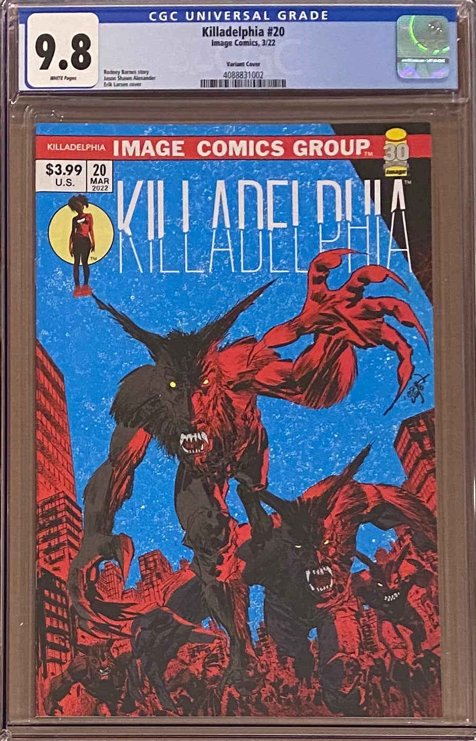 Killadelphia #20 Variant CGC 9.8