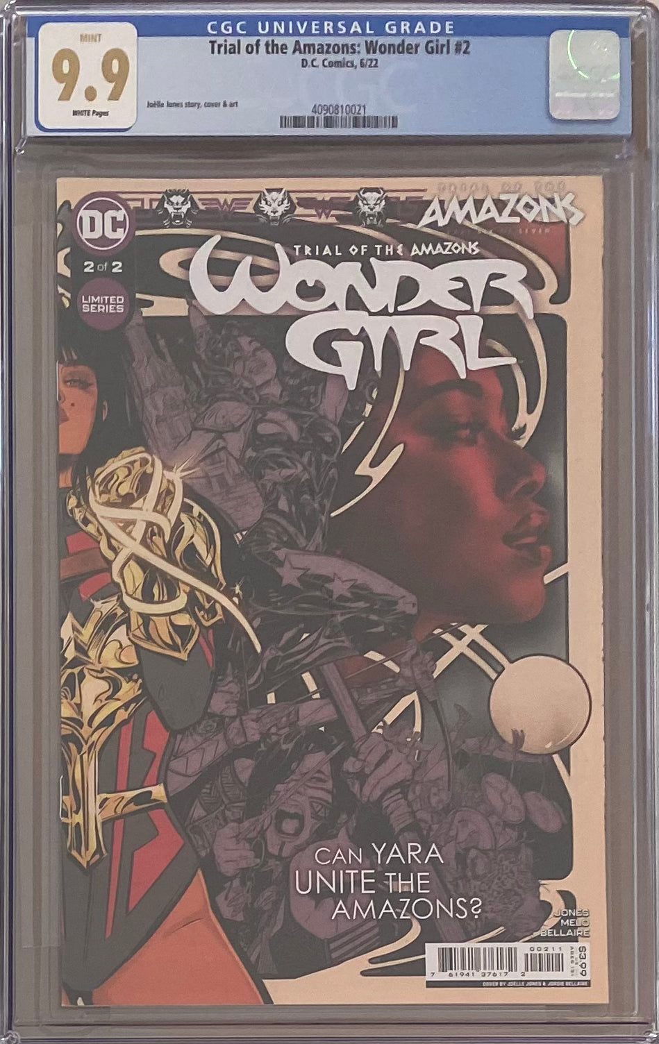 Trial of the Amazons: Wonder Girl #2 CGC 9.9 MINT