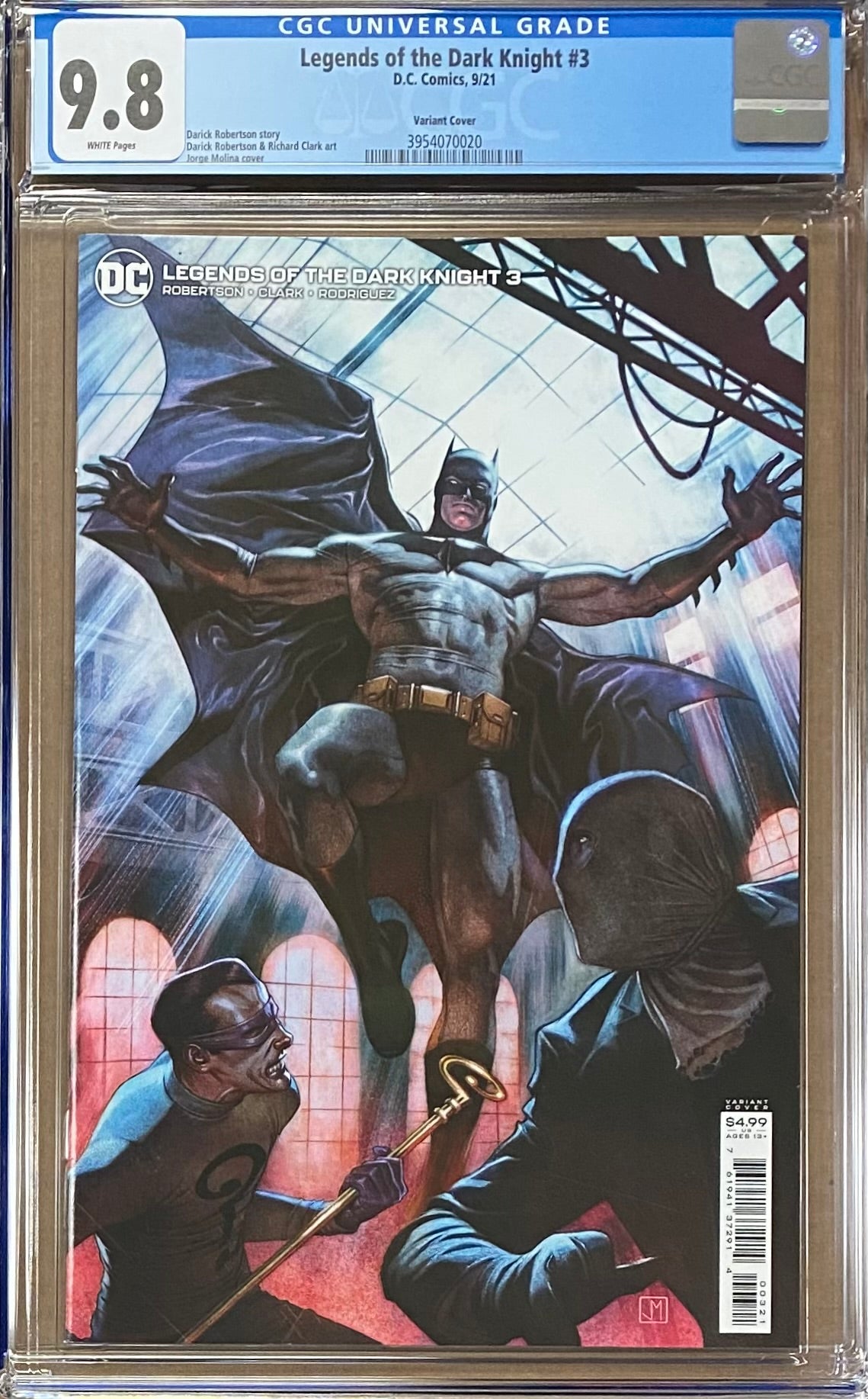 Legends of the Dark Knight #3 Variant CGC 9.8