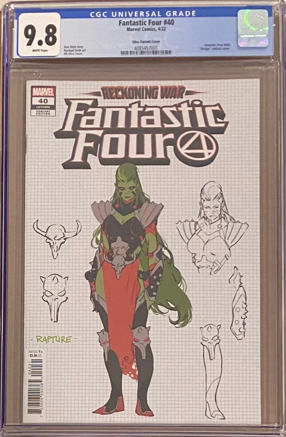 Fantastic Four #40 Silva 1:10 Retailer Incentive Variant CGC 9.8