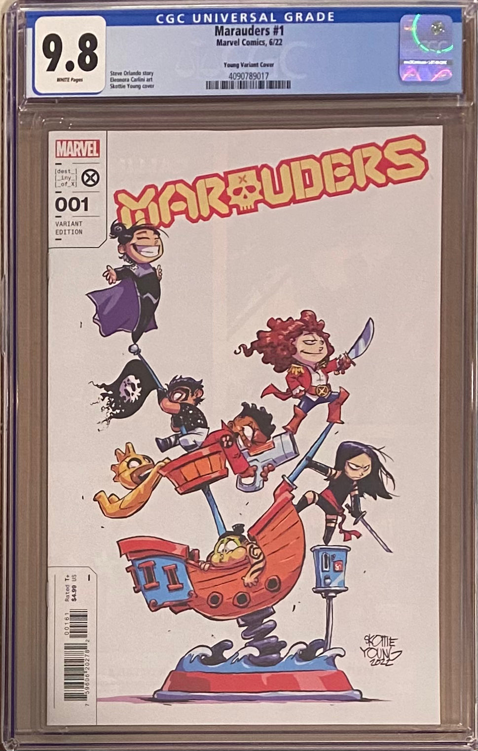 Marauders #1 Young Variant CGC 9.8