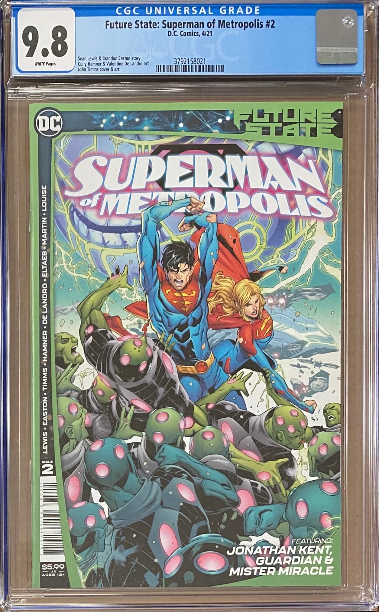 Future State: Superman of Metropolis #2 CGC 9.8