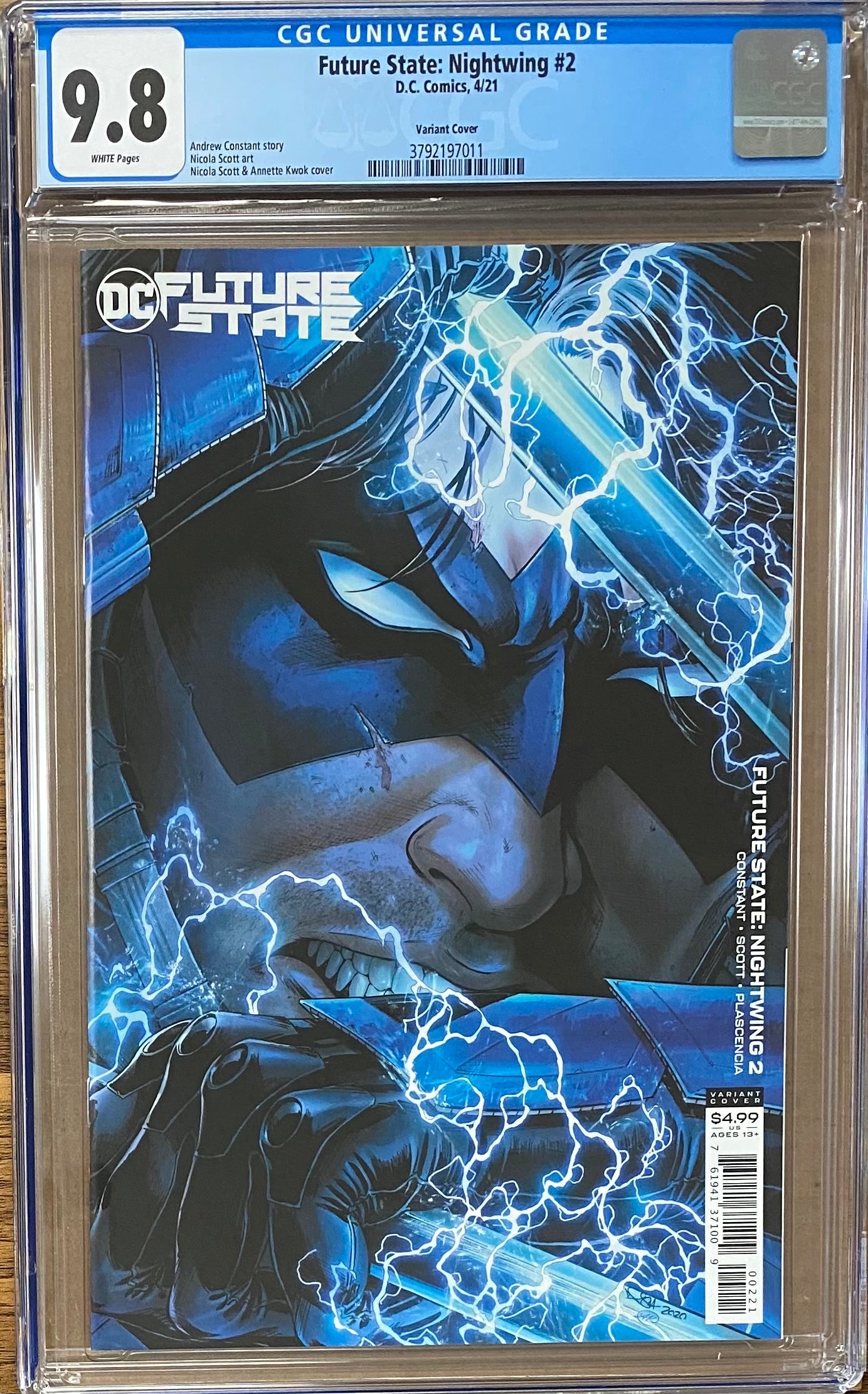 Future State: Nightwing #2 Variant CGC 9.8