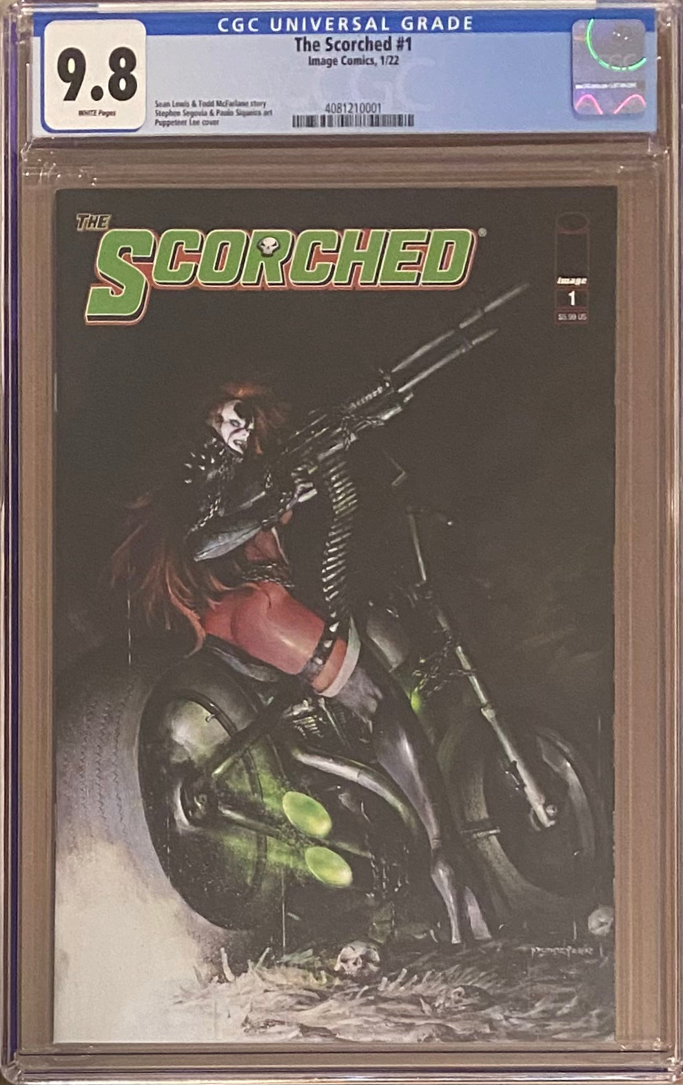 The Scorched #1 Cover A - Quitely CGC 9.8