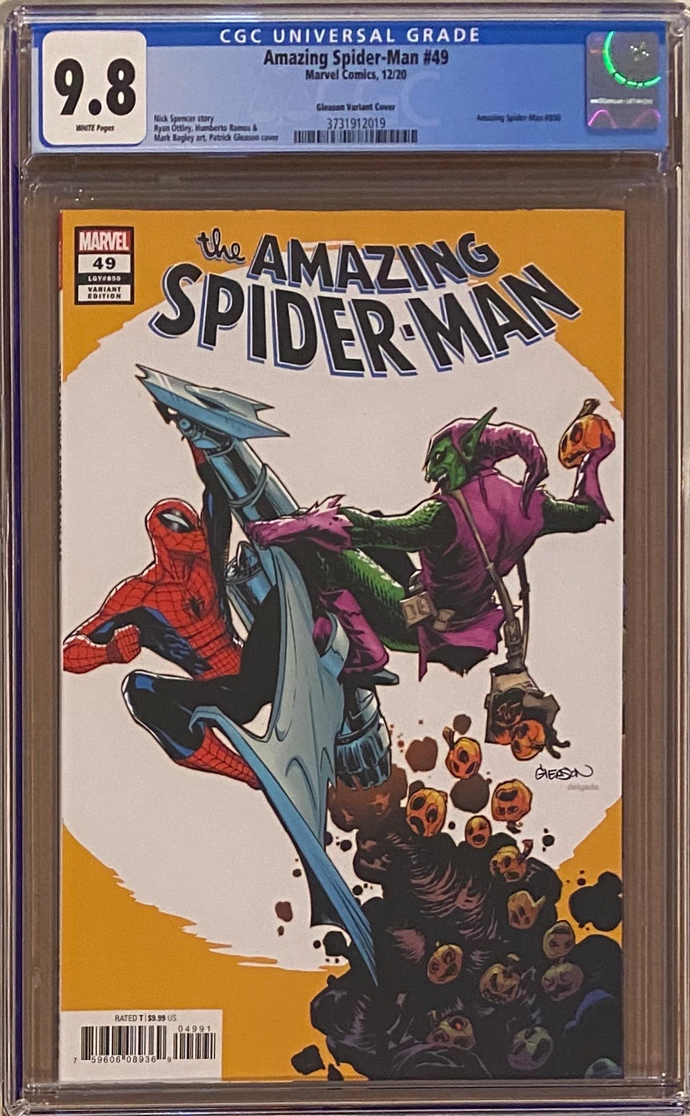 Amazing Spider-Man #850 (#49) Gleason Variant CGC 9.8