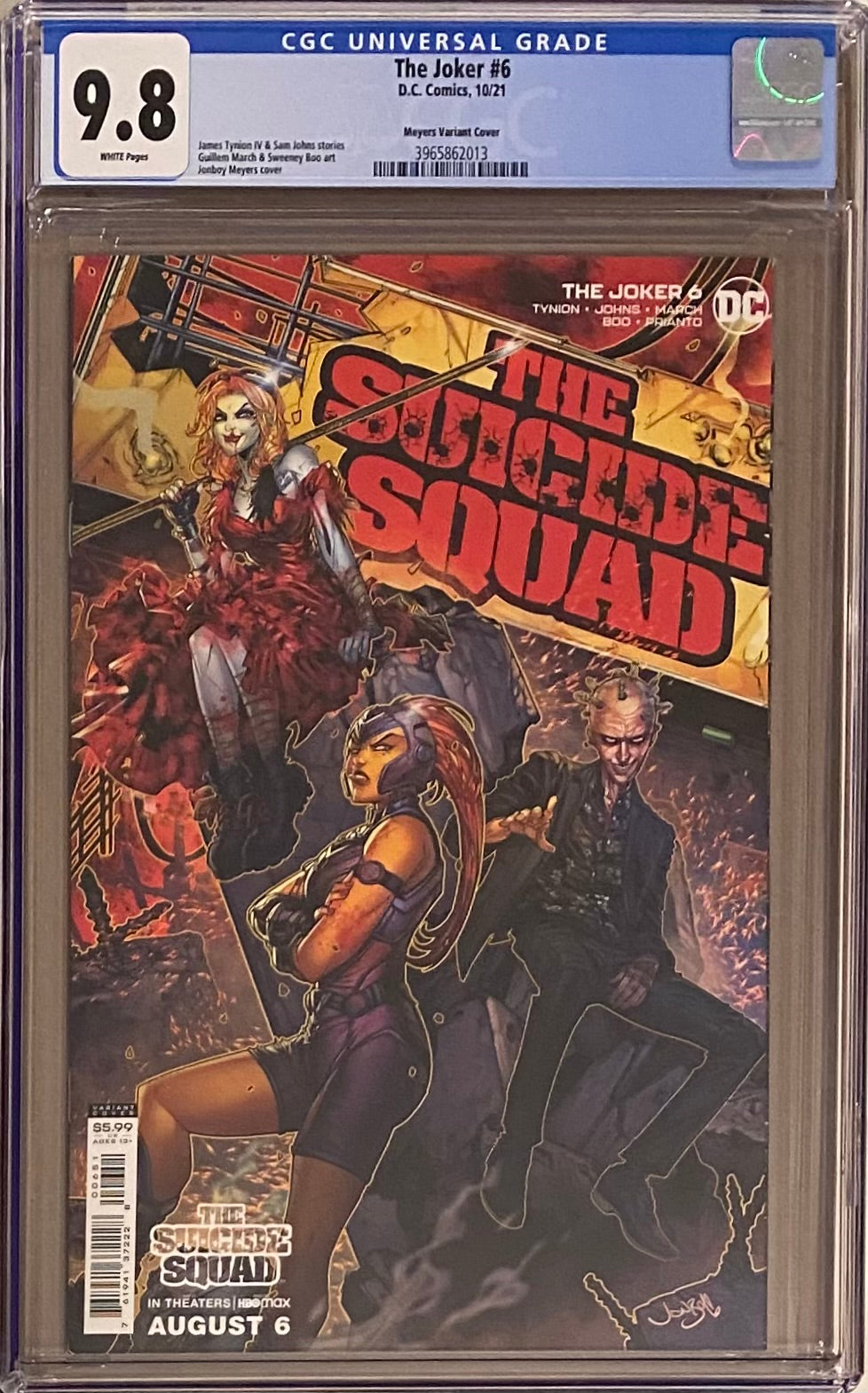 The Joker #6 Meyers Suicide Squad Variant CGC 9.8