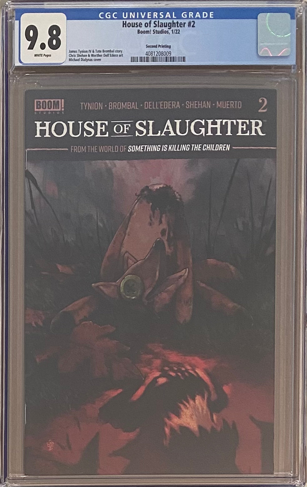 House of Slaughter #2 Second Printing CGC 9.8