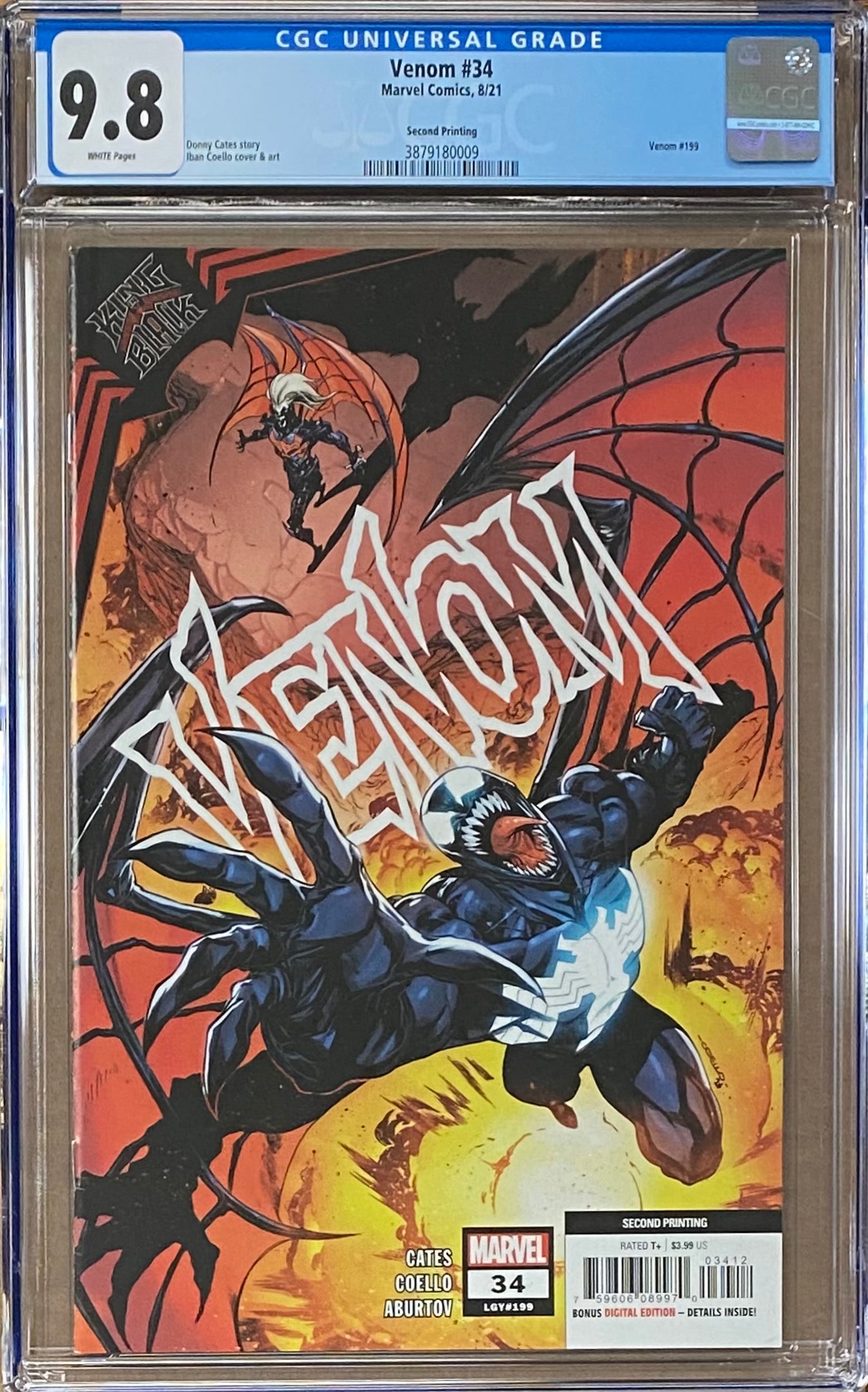Venom #34 Second Printing CGC 9.8