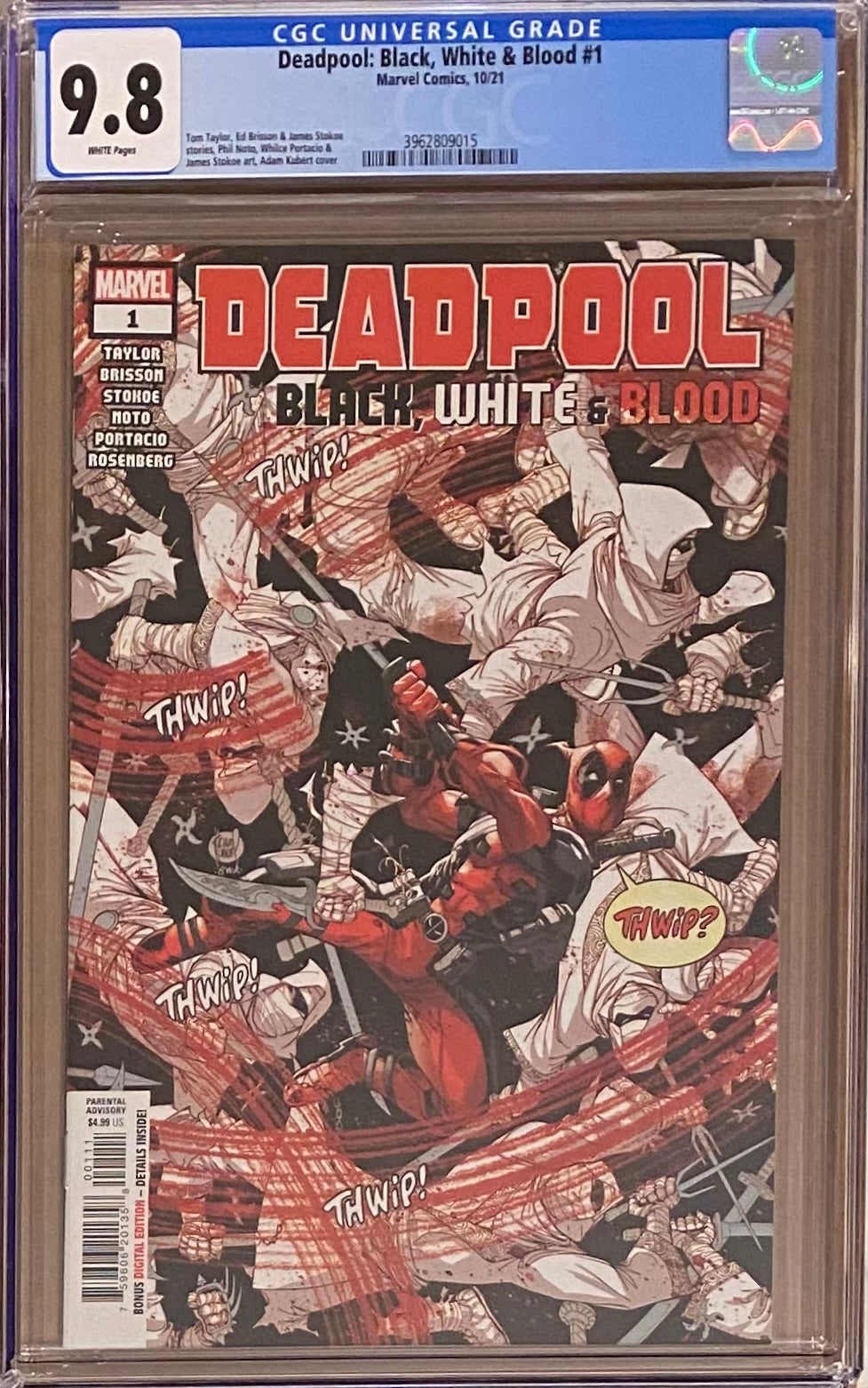 Deadpool: Black, White, and Blood #1 CGC 9.8