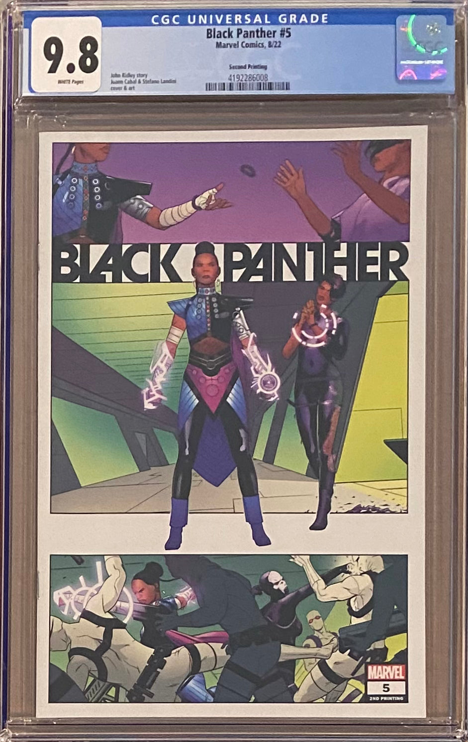 Black Panther #5 Second Printing CGC 9.8