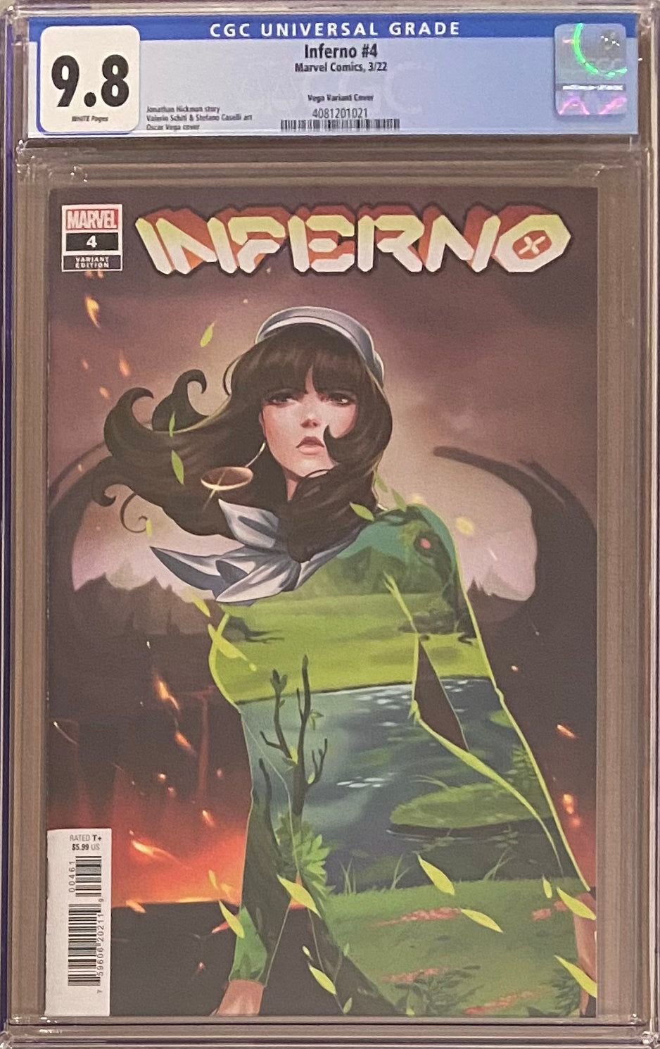 Inferno #4 Vega Variant CGC 9.8