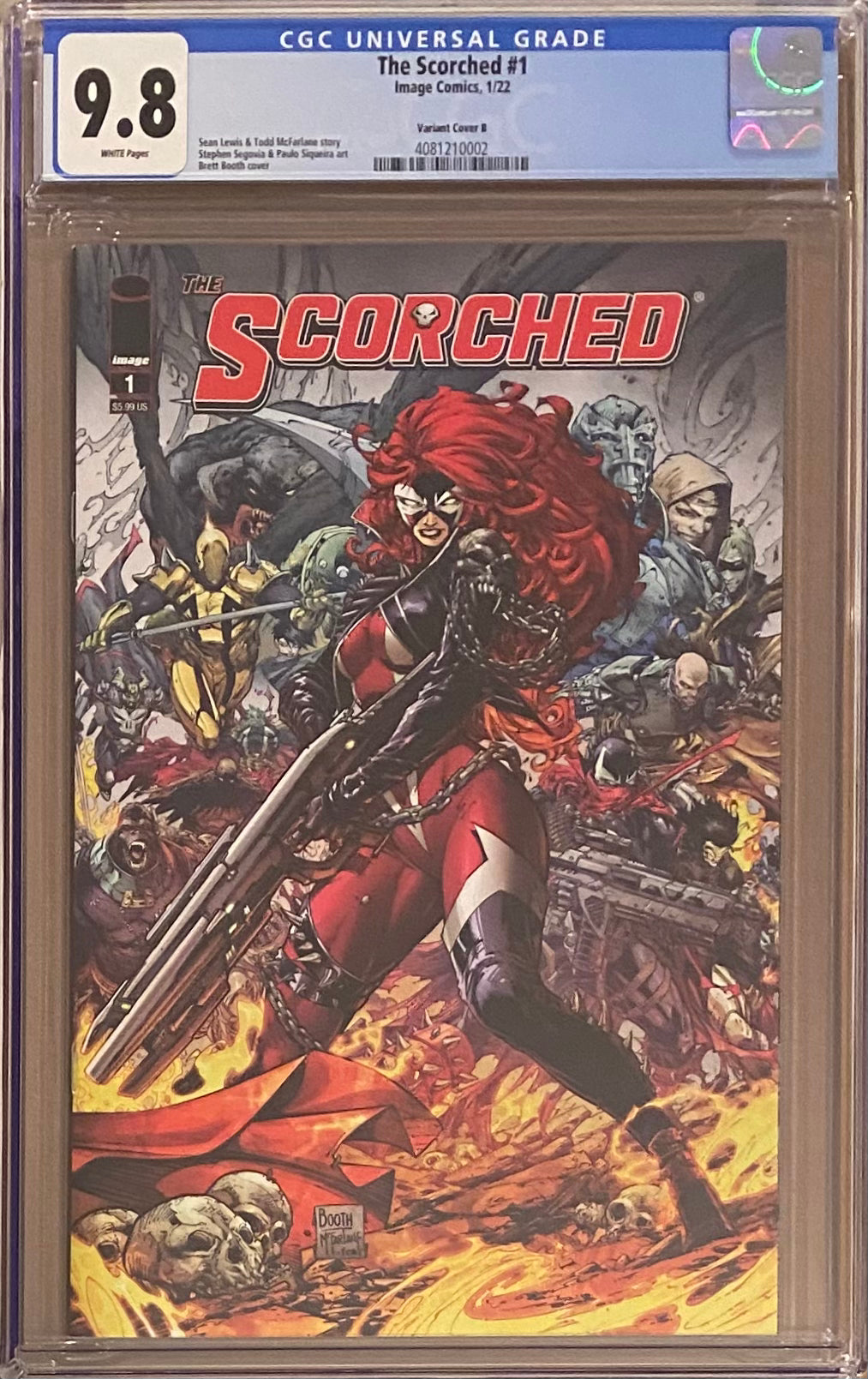 The Scorched #1 Cover B - Booth CGC 9.8