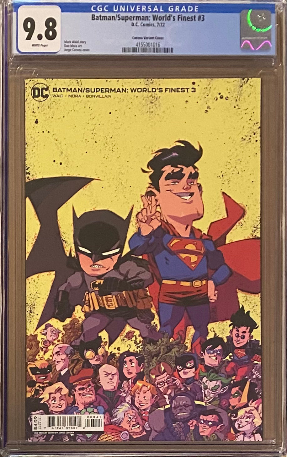 Batman/Superman: World's Finest #3 Chibi 1:50 Retailer Incentive Variant CGC 9.8