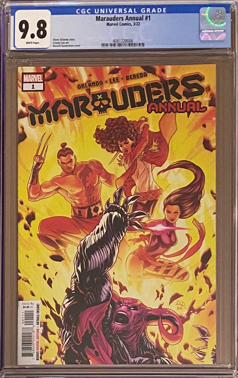 Marauders Annual #1 CGC 9.8