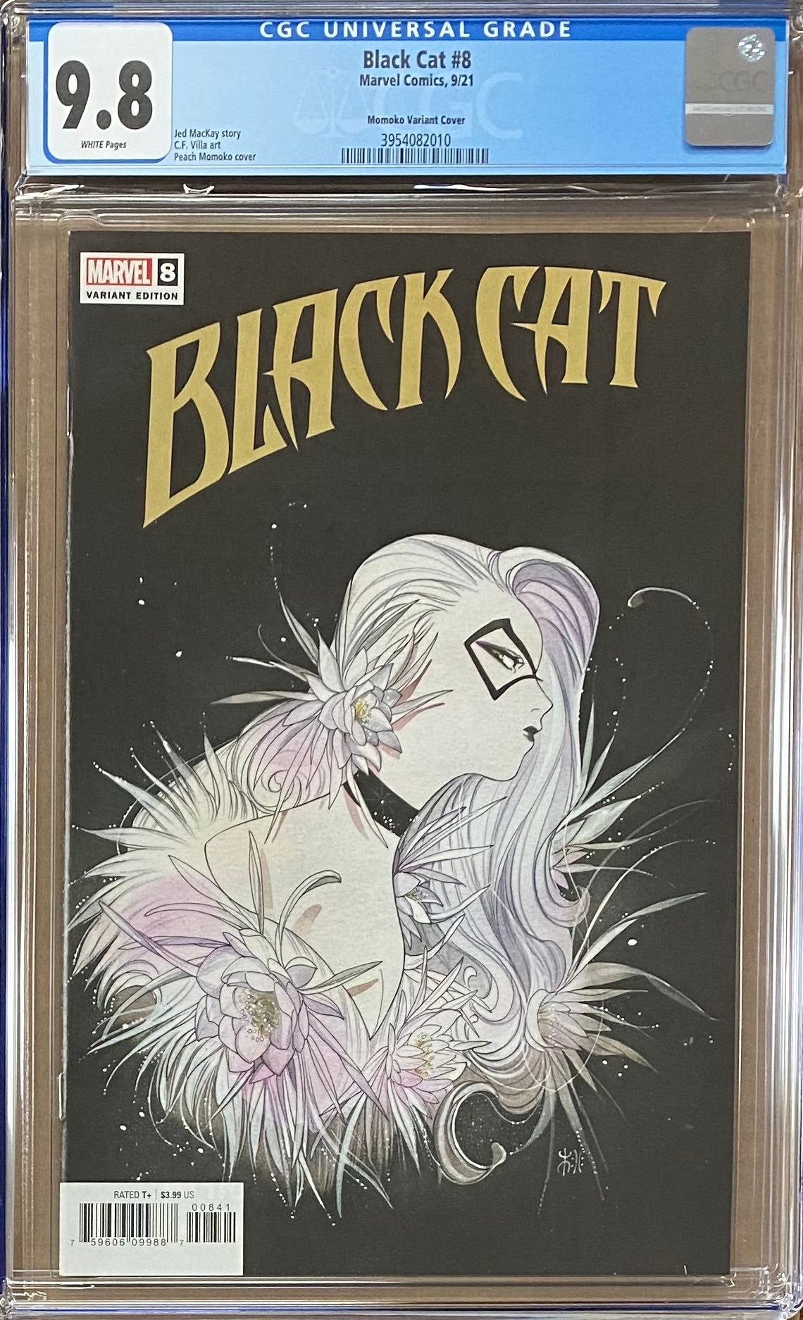Black Cat #8 Momoko Variant CGC 9.8