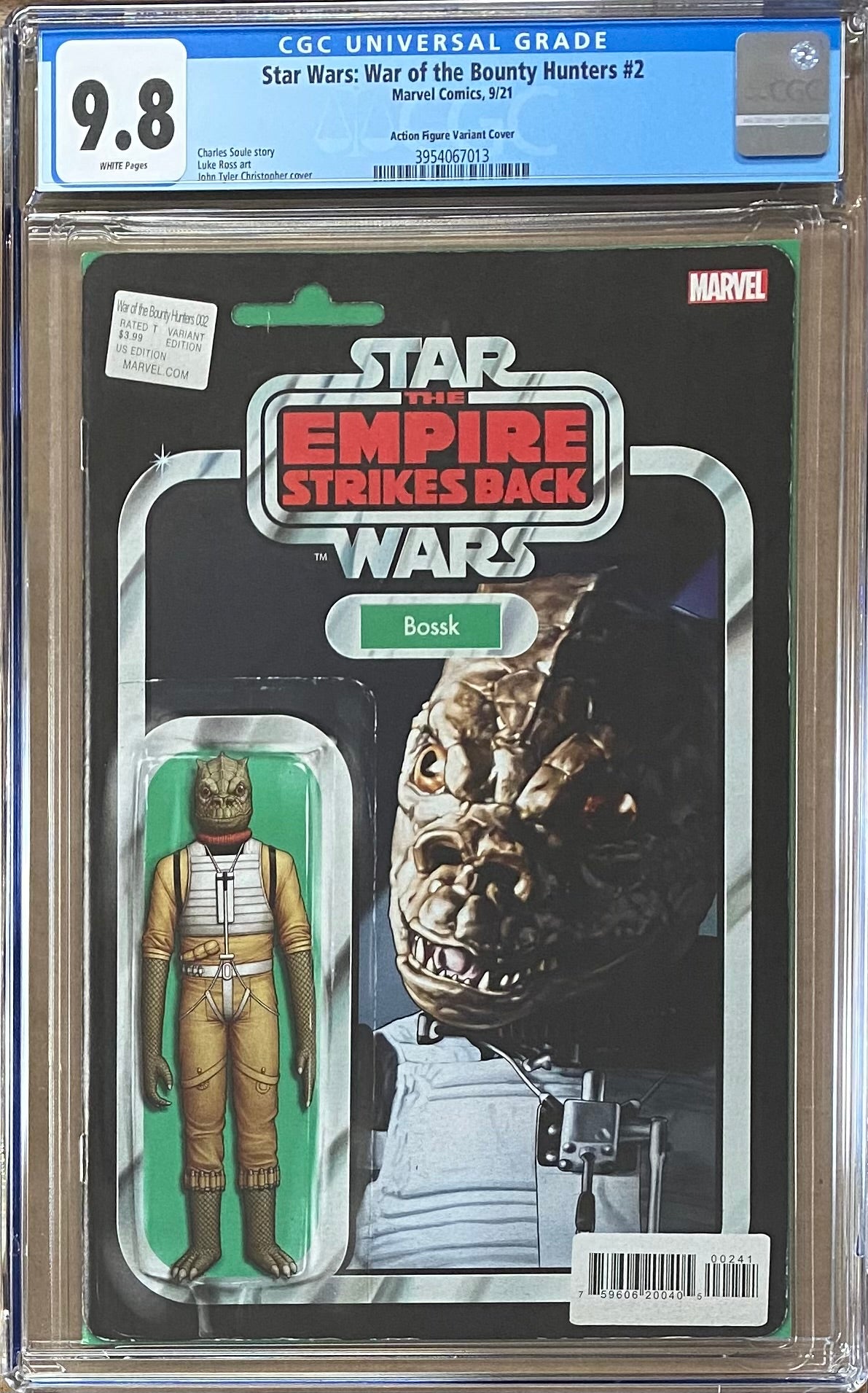 Star Wars: War of the Bounty Hunters #2 Action Figure Variant CGC 9.8