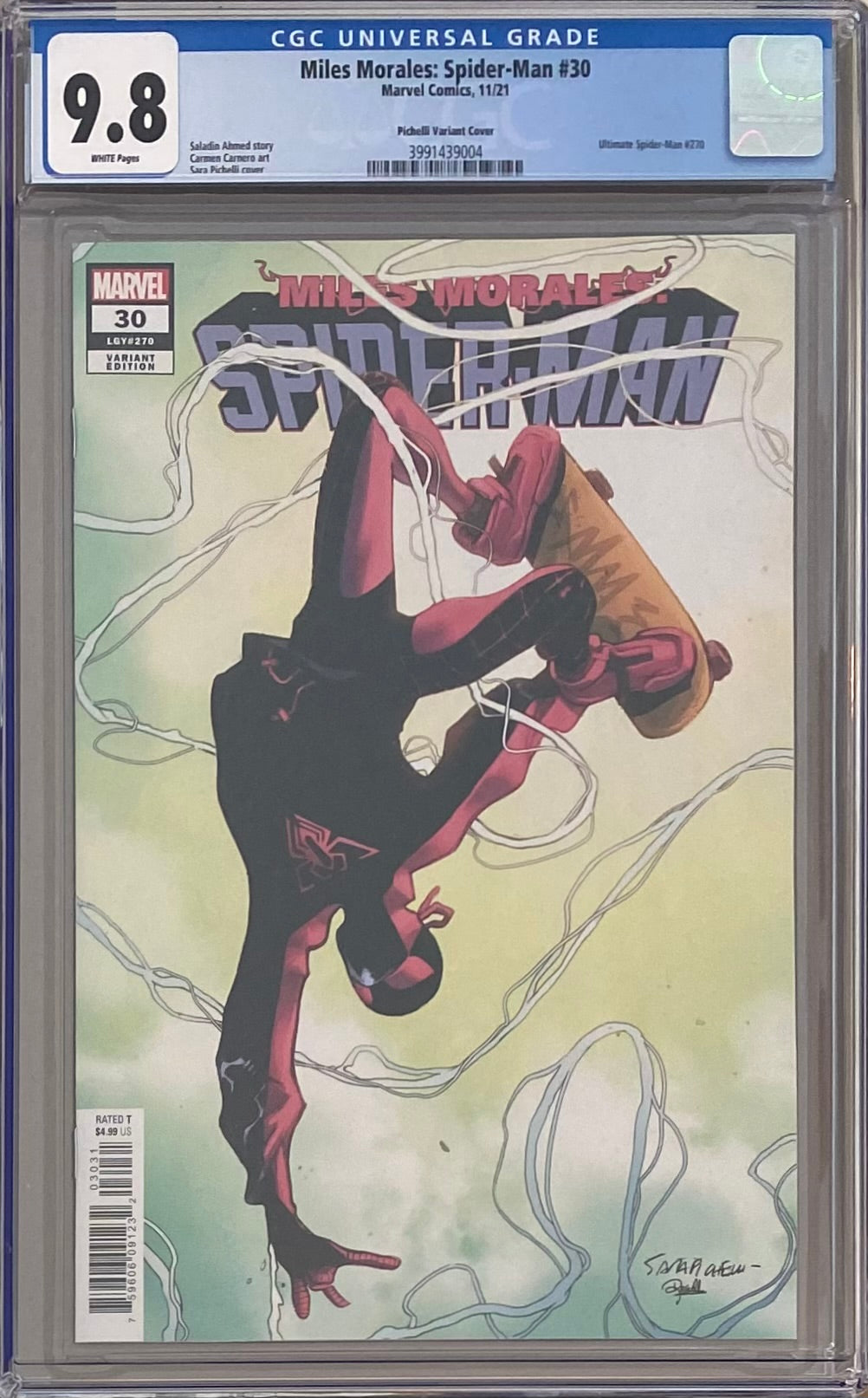 Miles Morales: Spider-Man #30 Pichelli Variant CGC 9.8