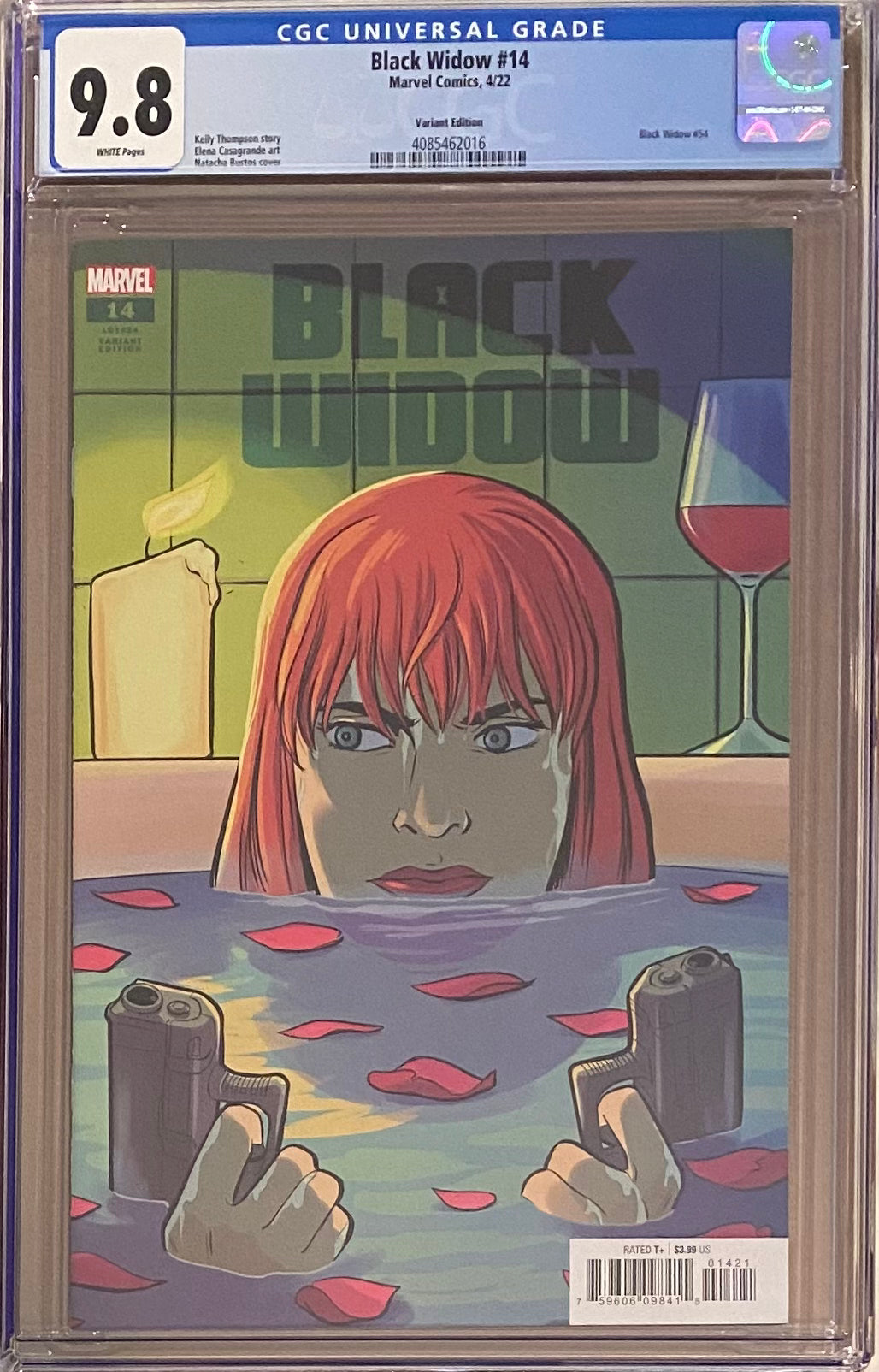Black Widow #14 Bustos Variant CGC 9.8